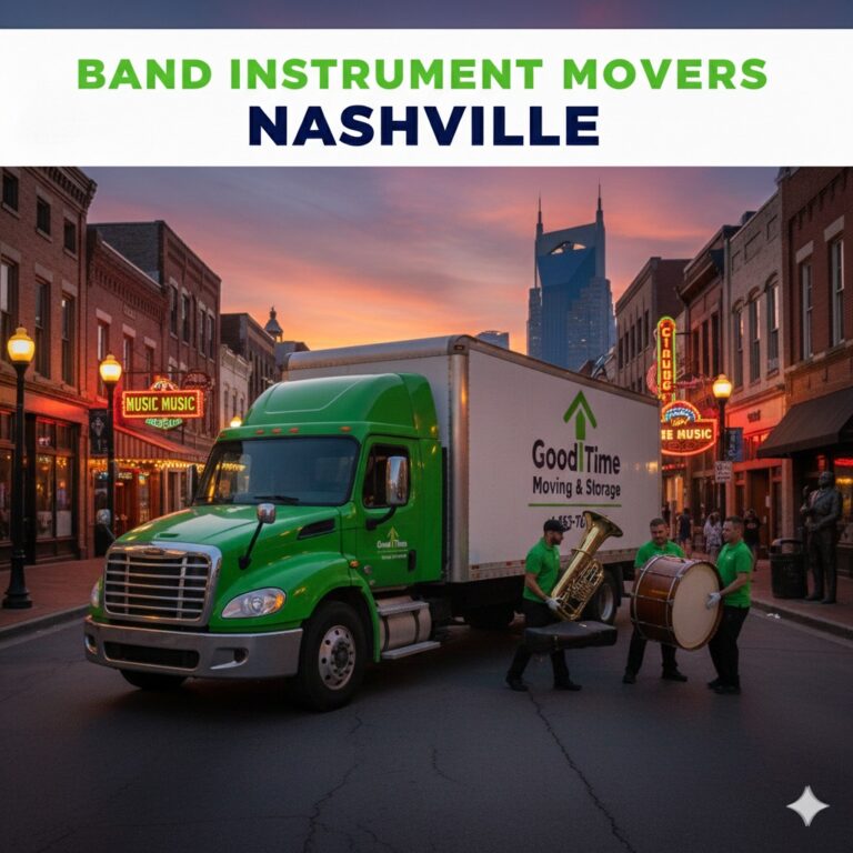 Band Instrument Movers in Nashville: Guitar, Drum Set & More
