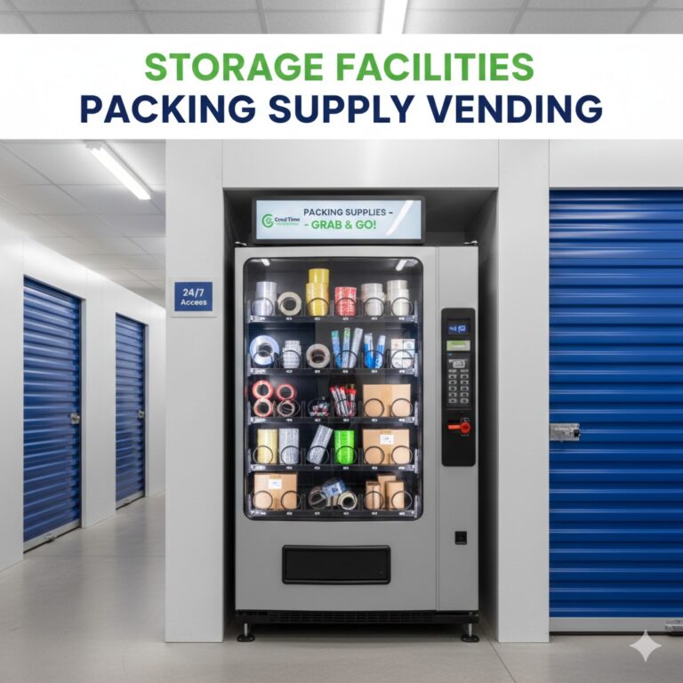 Do Storage Facilities Have Vending Machines for Packing Supplies? What to Expect Before You Store