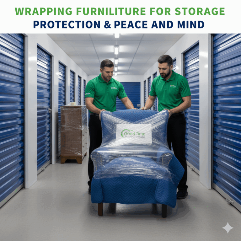 wrapping furniture for storage