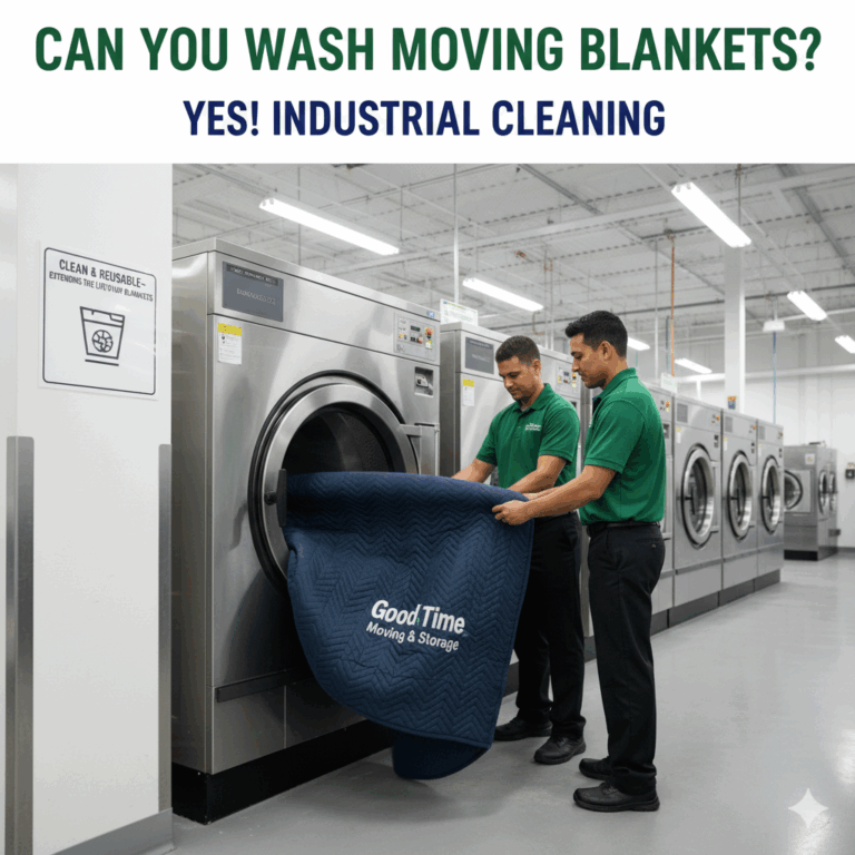 can you wash moving blankets