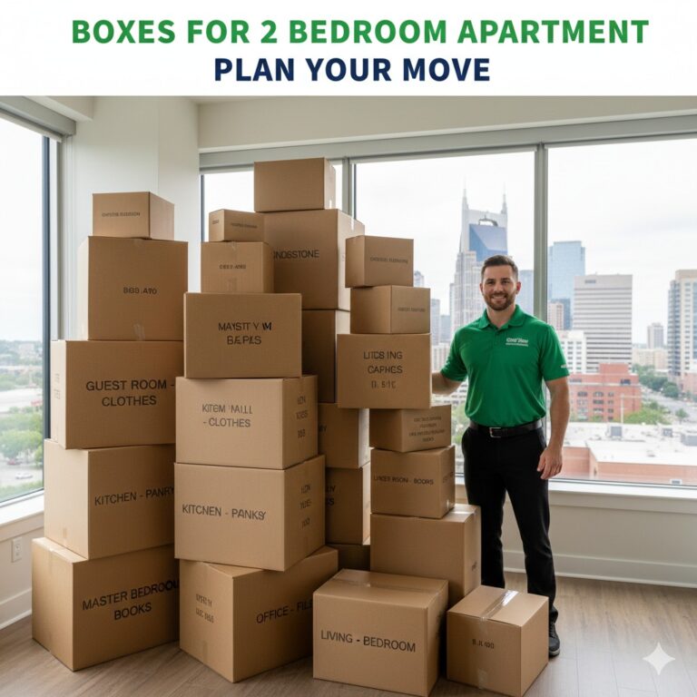 How Many Moving Boxes for a 2 Bedroom Apartment? A Practical Room-by-Room Guide